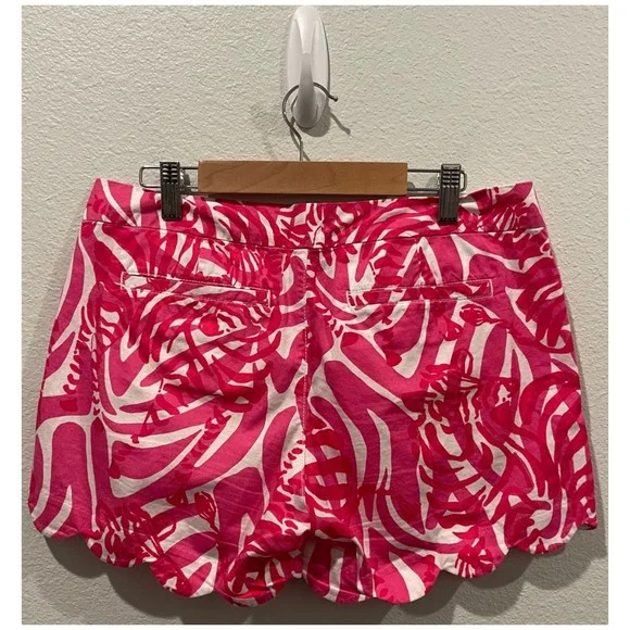LILLY PULITZER The Buttercup White Pink Pockets Shorts - Picture 6 of 7